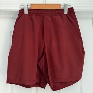 Lululemon Athletica Men's Red Athletic Shorts